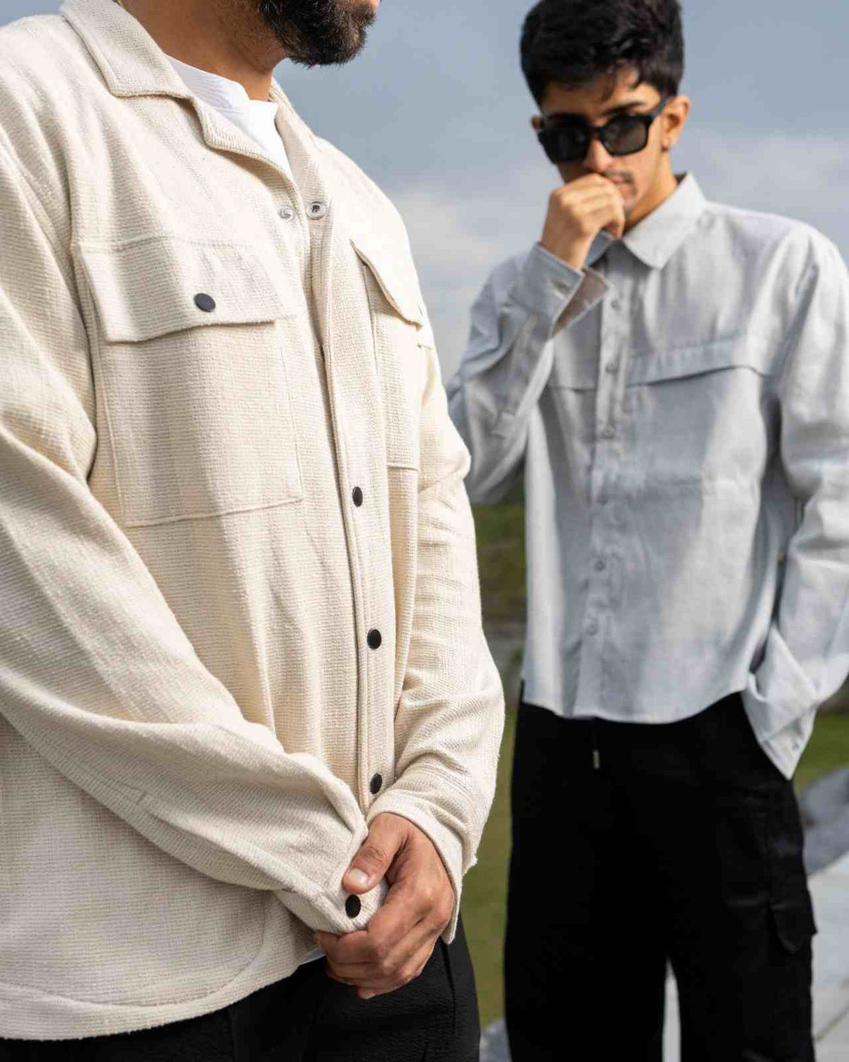 Beige Outfit Men Casual Summer