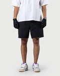 Recess - Men's Black Bubble Crush Shorts - Lightweight Drawstring Casual Shorts