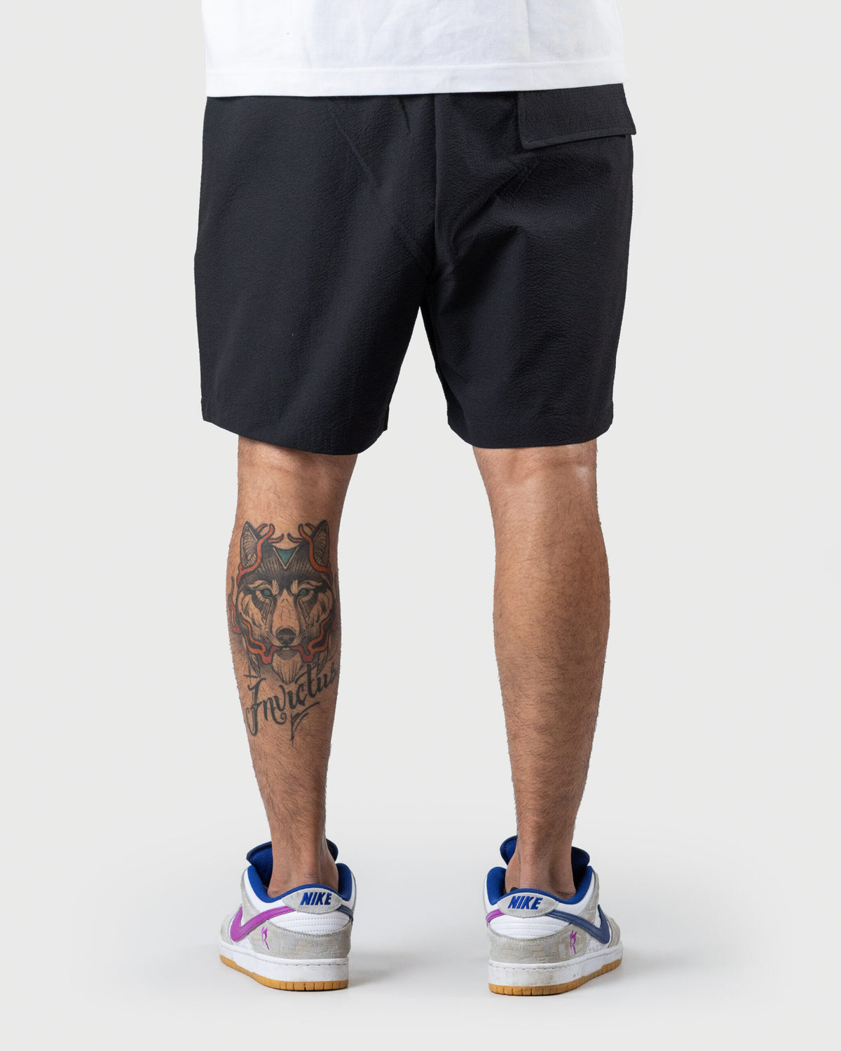 Recess - Men's Black Bubble Crush Shorts - Lightweight Drawstring Casual Shorts