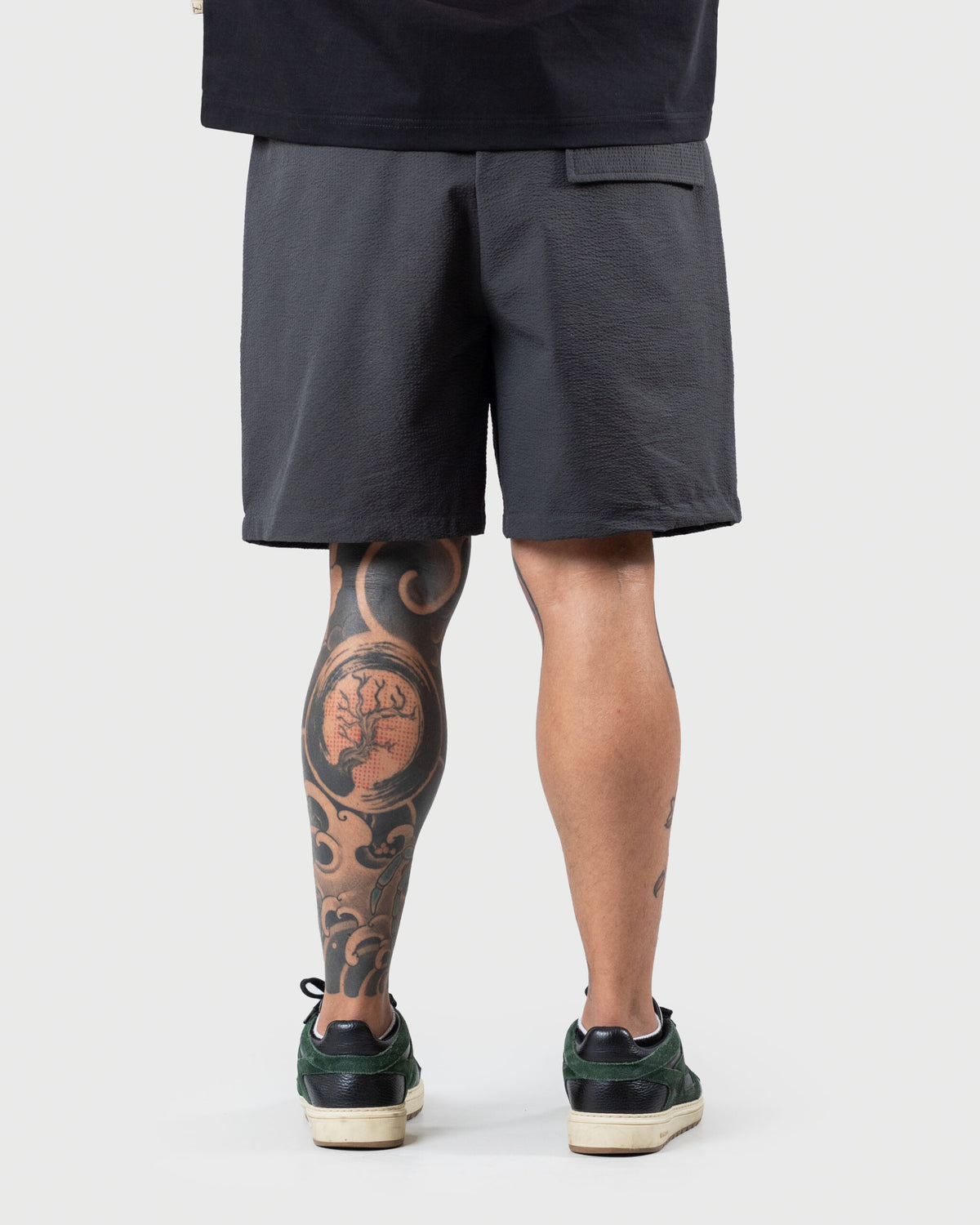 Recess - Men's Grey Bubble Crush Shorts - Lightweight Drawstring Casual Shorts