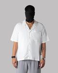 The Edit Shirt - Men's Frost White Boski Cotton, Relaxed Fit, Bowling Shirt