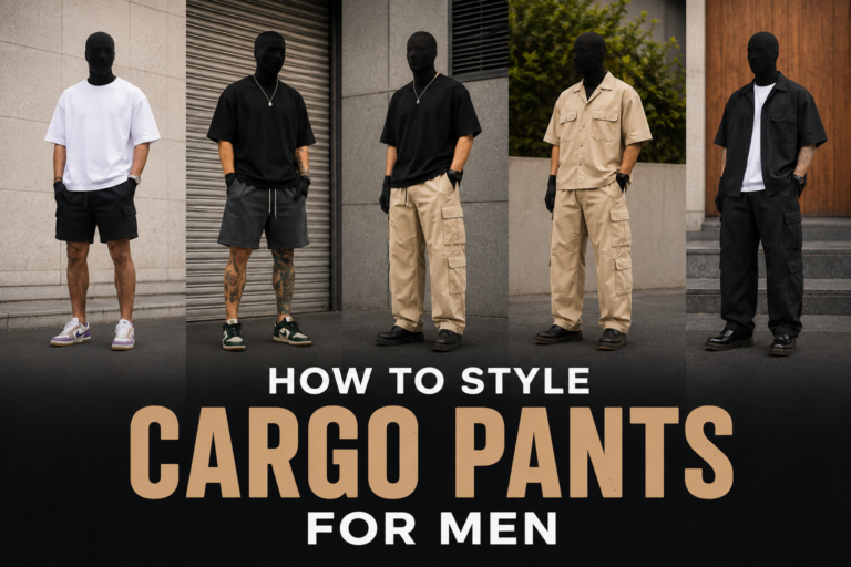 Read more about the article How to Style Cargo Pants for Men: The Complete 2026 Guide